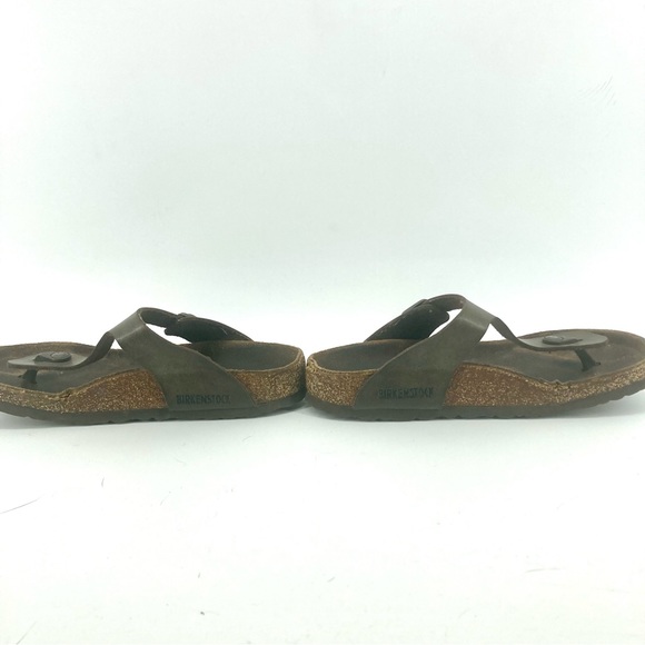 Birkenstock Black Patent Gizeh Sandal Size 39 - Picture 2 of 7